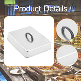 Maxbell Grill Lid Melting Dome Rectangular for Teppanyaki Hamburger Flat Top Griddle 33x28.2x6.6cm