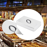 Maxbell Grill Lid Melting Dome Rectangular for Teppanyaki Hamburger Flat Top Griddle 43.5x28.3x6.6cm