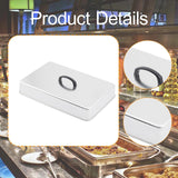 Maxbell Grill Lid Melting Dome Rectangular for Teppanyaki Hamburger Flat Top Griddle 43.5x28.3x6.6cm