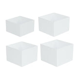 Maxbell 4 Acrylic Cake Stands DIY Decor Cupcake Racks for Countertop Party Tabletop