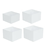Maxbell 4 Acrylic Cake Stands DIY Decor Cupcake Racks for Countertop Party Tabletop