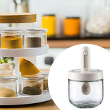Maxbell Glass Spice Jar Leakproof Multifunctional Airtight Refillable Condiment Jar