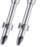 Maxbell 2Pcs Hole Cutter Professional Wood Handle Sculpting Tool Pumpkin Carving Kit