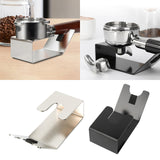 Maxbell Espresso Tamping Station Professional Iron Easy to Clean Tamper Holder Stand Silver