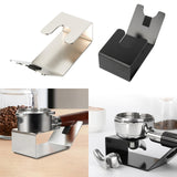 Maxbell Espresso Tamping Station Professional Iron Easy to Clean Tamper Holder Stand Silver