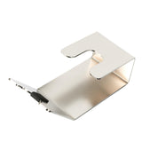 Maxbell Espresso Tamping Station Professional Iron Easy to Clean Tamper Holder Stand Silver