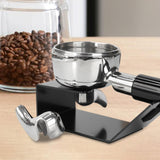 Maxbell Espresso Tamping Station Professional Iron Easy to Clean Tamper Holder Stand Black