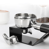 Maxbell Espresso Tamping Station Professional Iron Easy to Clean Tamper Holder Stand Black