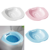 Maxbell Sitz Bath Basin for Toilet Toilet Tub Anti Overflow Wide Seat Reusable Bidet White