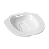 Maxbell Sitz Bath Basin for Toilet Toilet Tub Anti Overflow Wide Seat Reusable Bidet White