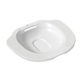 Maxbell Sitz Bath Basin for Toilet Toilet Tub Anti Overflow Wide Seat Reusable Bidet White