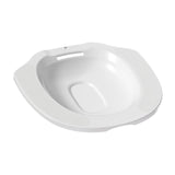 Maxbell Sitz Bath Basin for Toilet Toilet Tub Anti Overflow Wide Seat Reusable Bidet White
