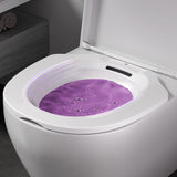 Maxbell Sitz Bath Basin for Toilet Toilet Tub Anti Overflow Wide Seat Reusable Bidet White