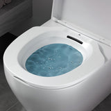 Maxbell Sitz Bath Basin for Toilet Toilet Tub Anti Overflow Wide Seat Reusable Bidet White