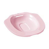 Maxbell Sitz Bath Basin for Toilet Toilet Tub Anti Overflow Wide Seat Reusable Bidet Pink