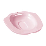 Maxbell Sitz Bath Basin for Toilet Toilet Tub Anti Overflow Wide Seat Reusable Bidet Pink