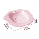 Maxbell Sitz Bath Basin for Toilet Toilet Tub Anti Overflow Wide Seat Reusable Bidet Pink