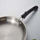 Maxbell Frying Pan Easy Clean Multipurpose Flat Bottom Skillet for Home Hotel Picnic