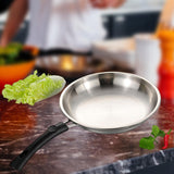 Maxbell Frying Pan Easy Clean Multipurpose Flat Bottom Skillet for Home Hotel Picnic