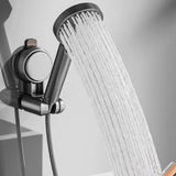 Maxbell Hand Shower Bracket Removable Shower Head Holder for Hotel Bathroom Washroom Black