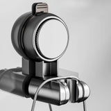 Maxbell Hand Shower Bracket Removable Shower Head Holder for Hotel Bathroom Washroom Black