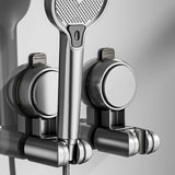 Maxbell Hand Shower Bracket Removable Shower Head Holder for Hotel Bathroom Washroom Black