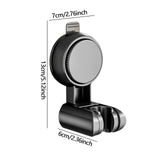 Maxbell Hand Shower Bracket Removable Shower Head Holder for Hotel Bathroom Washroom Black