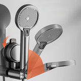 Maxbell Hand Shower Bracket Removable Shower Head Holder for Hotel Bathroom Washroom Gray