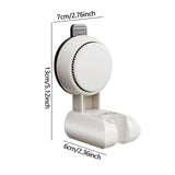 Maxbell Hand Shower Bracket Removable Shower Head Holder for Hotel Bathroom Washroom White