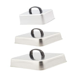 Maxbell Melting Dome Griddle Basting Cover for Flat Top Griddle Teppanyaki Hamburger 23x17x5cm