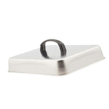 Maxbell Melting Dome Griddle Basting Cover for Flat Top Griddle Teppanyaki Hamburger 26x20x5cm