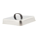 Maxbell Melting Dome Griddle Basting Cover for Flat Top Griddle Teppanyaki Hamburger 26x20x5cm