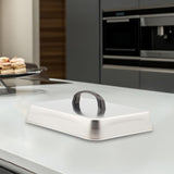 Maxbell Melting Dome Griddle Basting Cover for Flat Top Griddle Teppanyaki Hamburger 31x24x5cm