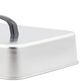 Maxbell Grill Lid Basting Cover for Flat Top Griddle Outdoor Indoor Cooking Barbecue 22.4x18.4x6.6cm