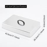 Maxbell Grill Lid Basting Cover for Flat Top Griddle Outdoor Indoor Cooking Barbecue 43.5x28.3x6.6cm