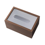Maxbell Wooden Tissue Box Decor Toilet Paper Box for Living Room Restaurant Bathroom