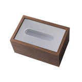 Maxbell Wooden Tissue Box Decor Toilet Paper Box for Living Room Restaurant Bathroom