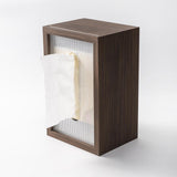 Maxbell Wooden Tissue Box Decor Toilet Paper Box for Living Room Restaurant Bathroom