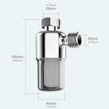 Maxbell Filter Cartridge Reusable Hard Water Filter for Water Tap Water Cleaner Home Normal