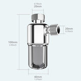 Maxbell Filter Cartridge Reusable Hard Water Filter for Water Tap Water Cleaner Home Copper