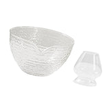 Maxbell Glass Japanese Matcha Bowl and Whisk Holder Clear for Tea Lover Multipurpose