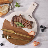 Maxbell Cutting Board Kitchen Baking Utensil Cheese Board for Vegetables Steak Meats