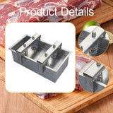 Maxbell Meats Press Tool Box Manual Beef Block Making Box for Hotel Canteens Kitchen 3kg