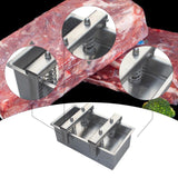 Maxbell Meats Press Tool Box Manual Beef Block Making Box for Hotel Canteens Kitchen 4kg