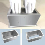 Maxbell Meats Press Tool Box Manual Beef Block Making Box for Hotel Canteens Kitchen 4kg
