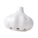 Maxbell Ceramic Garlic Storage Container with Lid Storage Jar for Party Kitchen Home