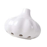 Maxbell Ceramic Garlic Storage Container with Lid Storage Jar for Party Kitchen Home