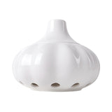Maxbell Ceramic Garlic Storage Container with Lid Storage Jar for Party Kitchen Home