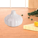 Maxbell Ceramic Garlic Storage Container with Lid Storage Jar for Party Kitchen Home