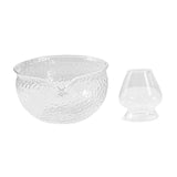 Maxbell Glass Matcha Set Bowl and Whisk Holder with Spout for Tea Lover Multipurpose